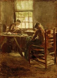 Interior holandés - Sala de costura